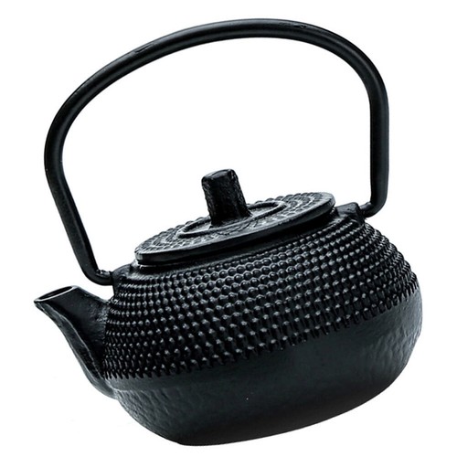 Japanese Tea Kettle Stovetop Vintage Tea Pot Black - Picture 4 of 6