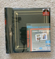 Pioneer Photo Album 200 Photos 4 x 6 Bidirectional Slip in Pockets Holds 200