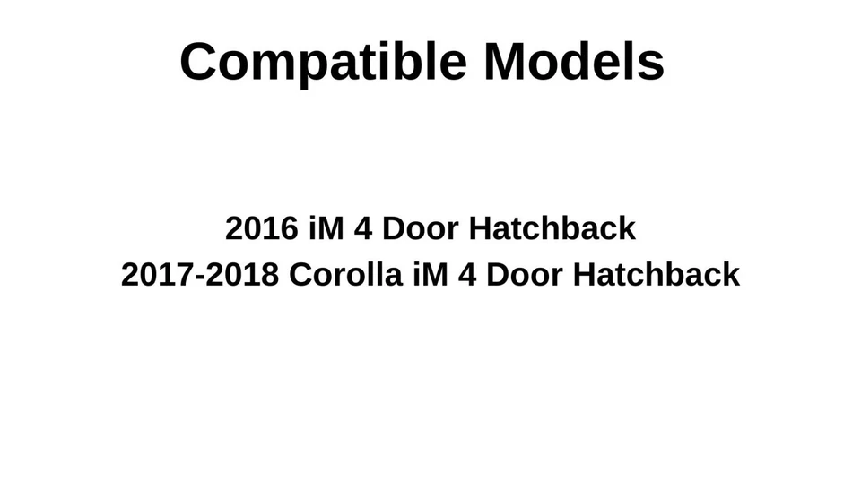 Fits 2016 Scion iM 2017-2018 Toyota Corolla iM Rear Back Window Glass Heated    Foto 4 de 4