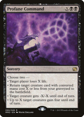 Profane Command 90 Rare Modern Masters 2015 MM2 MTG