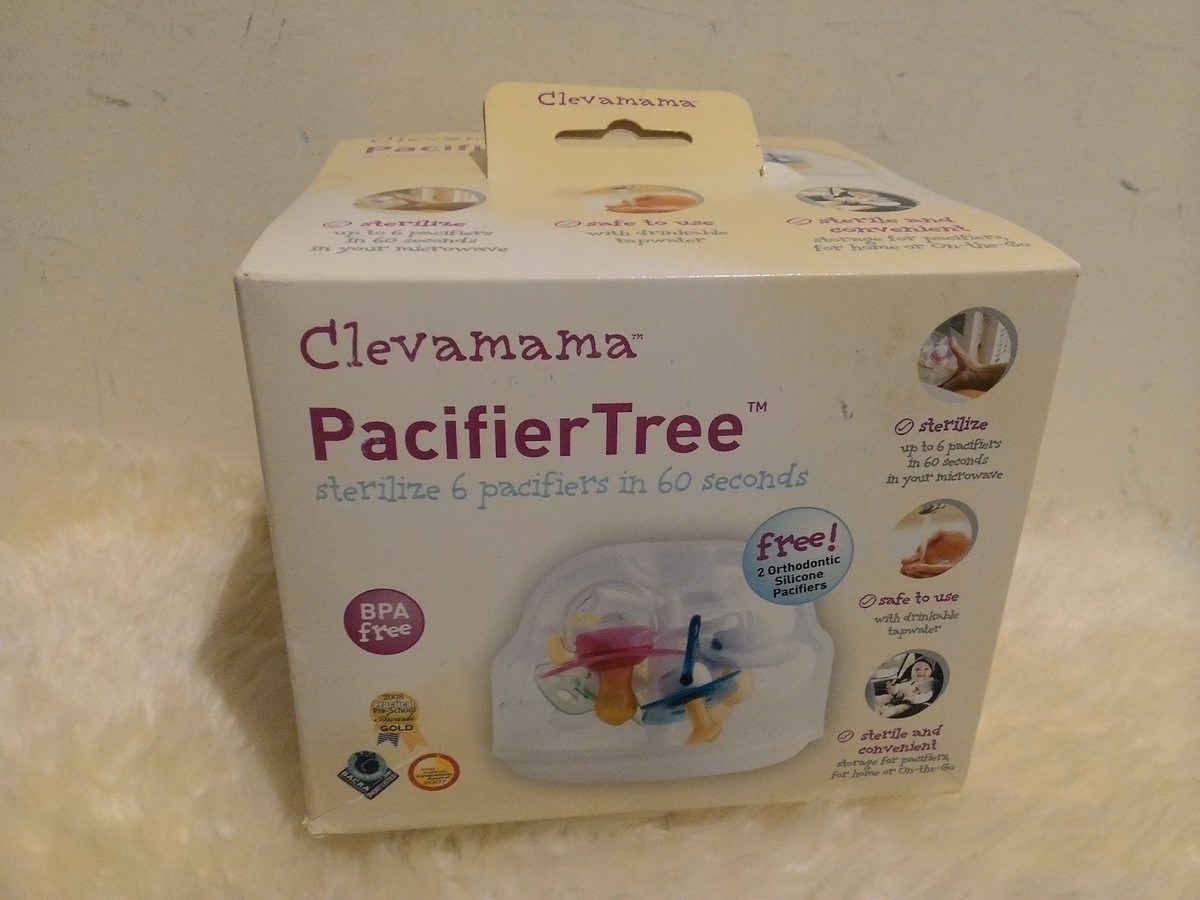 X NEW Clevamama Microwave Soother Steriliser UK