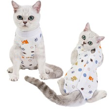 NEW Cat Recovery Suit Cotton Dog Care Pajamas Pet Surgery Post Operative Clothes