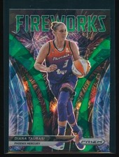 Diana Taurasi 2022 Panini Prizm WNBA Fireworks Green Ice Prizm #1
