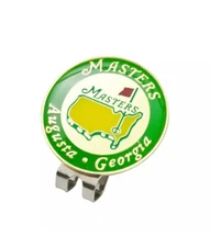 New Golf Ball Mark+Golf Hat Clip Magnetic marker golf Masters Augusta GA
