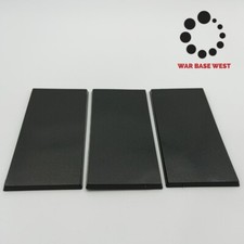 Lot Of 3 50mm x 100mm Rectangle Bases Used For Warhammer Fantasy Giants Dragons