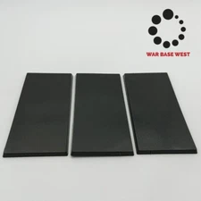 Lot Of 3 50mm x 100mm Rectangle Bases Used For Warhammer Fantasy Giants Dragons