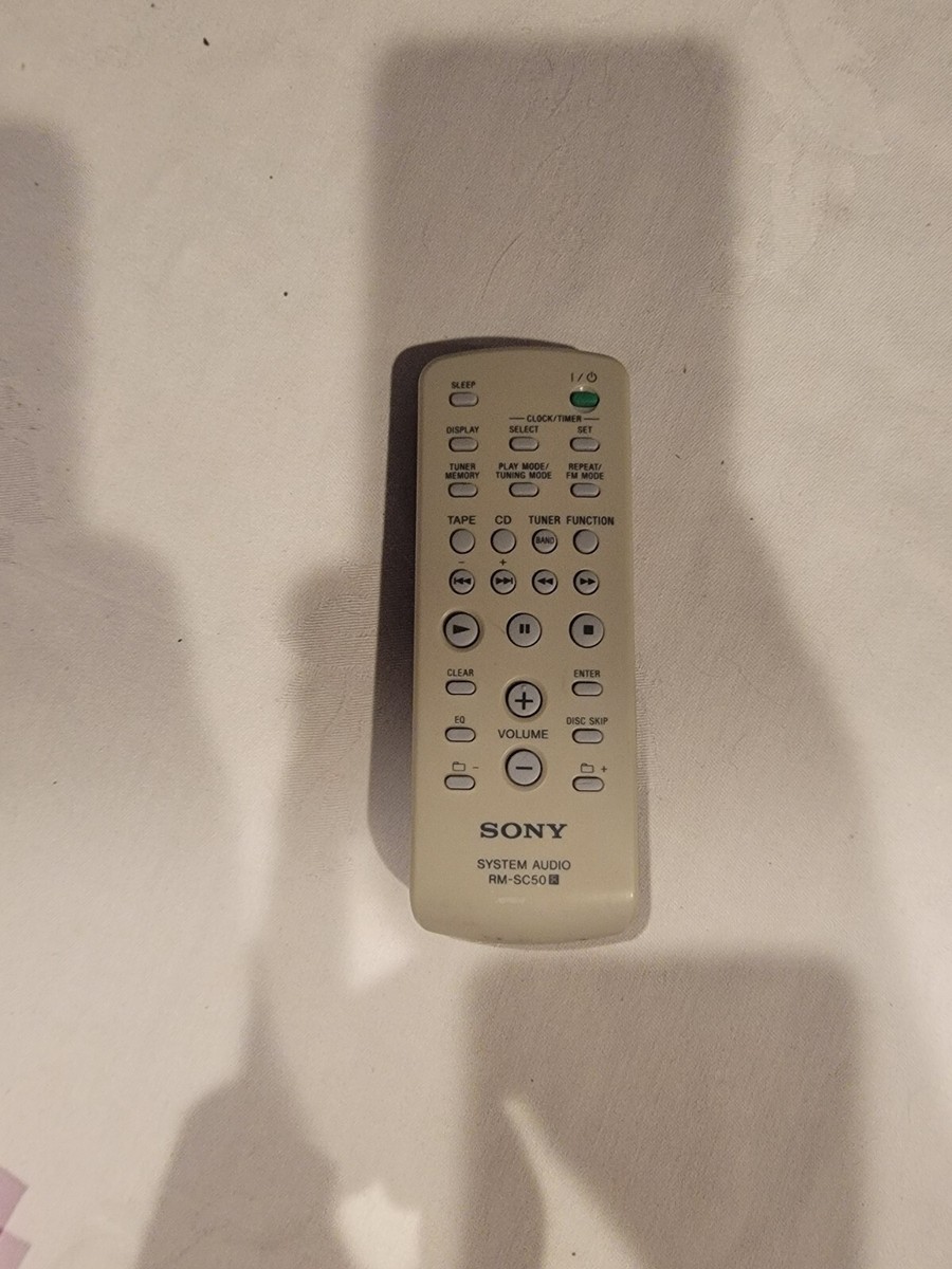 Genuine OEM Sony RM-SC50 System Audio Remote Control Gray | eBay