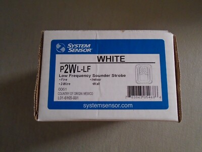 SYSTEM SENSOR P2WL-LF   ''NEW''