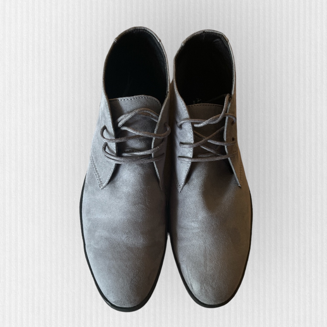 Alfani Gray Chukka Boots Suede Lace-Up Alfani suede mens boot - Gem main image 3