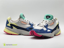 Adidas Originals Falcon W Gray/Blue/Green/Yellow BB9174 BB9174 Women'S 9.5 Shoes
