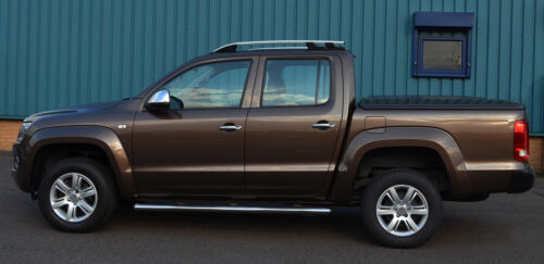 Aluminium Roof Rack Rails Side Bars Set To Fit Volkswagen Amarok (2010-2021) - Picture 3 of 5