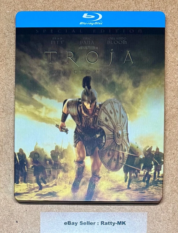 TROY - EUROPEAN IMPORT (GERMAN) BLU RAY STEELBOOK - Image 2 of 4