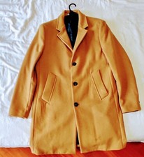 cappotto Cammello Wool Coat, Zara Man XL USATO