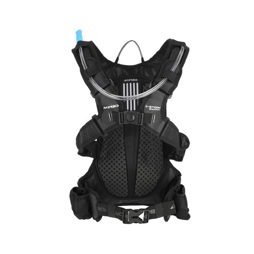 ACERBIS X STORM LOGO HYDRATION BACK PACK BLACK WHITE DRINK CAMEL BAG ENDURO MX - Picture 3 of 7