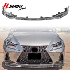 For Lexus IS300 IS-Series F-Sport 2017-2020 Carbon Look Front Lip Splitter