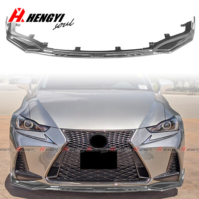 #ad #ad For Lexus IS300 IS Series F Sport 2017 2020 Carbon Look Front Lip Splitter $65.54