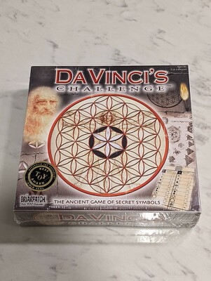 Da Vinci's Challenge | Ancient Game of Secret Symbols Board Game | New, Sealed!