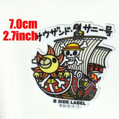 ONE PIECE x B-Side Label Sticker Thousand Sunny Ship Waterproof