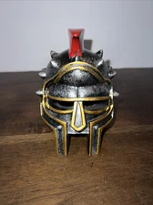 MINIATURE ROMAN GLADIATOR HELMET 5” Tall Made From Solid Resin