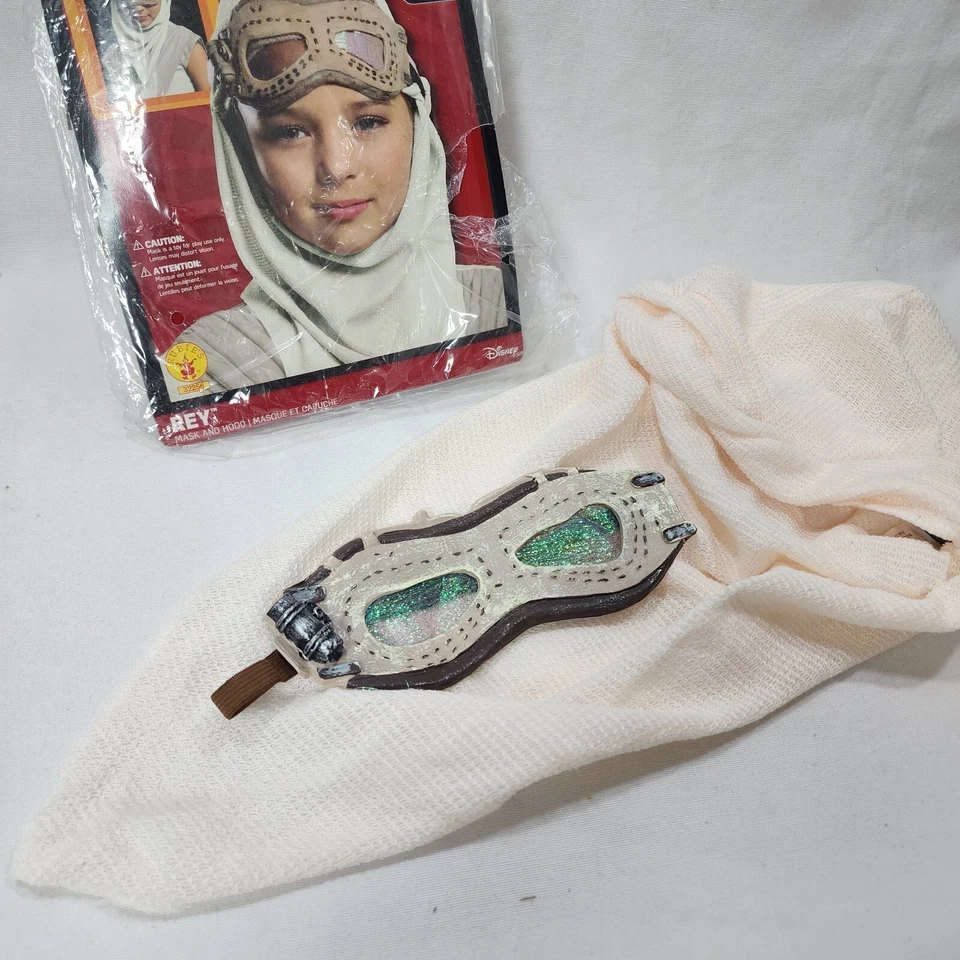 Rey Hero Eye Mask with Hood Girl's Adult Morris Costume Accessory - Image 3 of 4