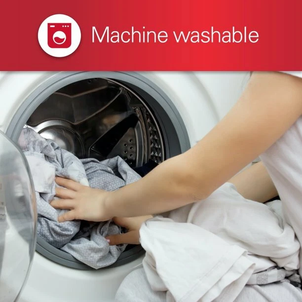 Sunbeam QUEEN Size Electric Microplush Heated Blanket Legion BLUE Cozy Plush Sof - Image 4 of 4