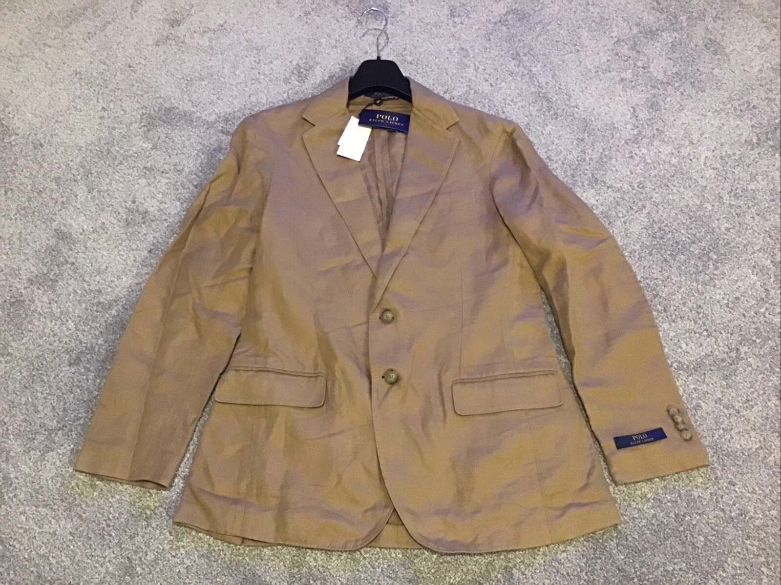 Polo Ralph Lauren Linen Mix Casual Blazer Jacket Brown In Mens Size Small NEW
Opens in a new window