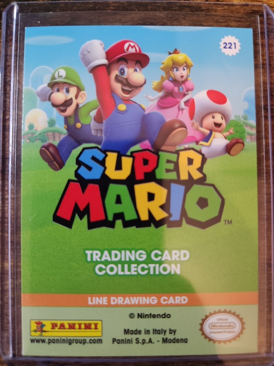 2022 Panini Super Mario Yoshi Line Drawing Card #221 | eBay