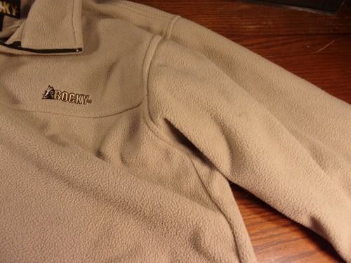 ROCKY TAN FLEECE COLD WEATHER WIND RESISTANT JACKET EXTRA LARGE SI 716 - Picture 6 of 12