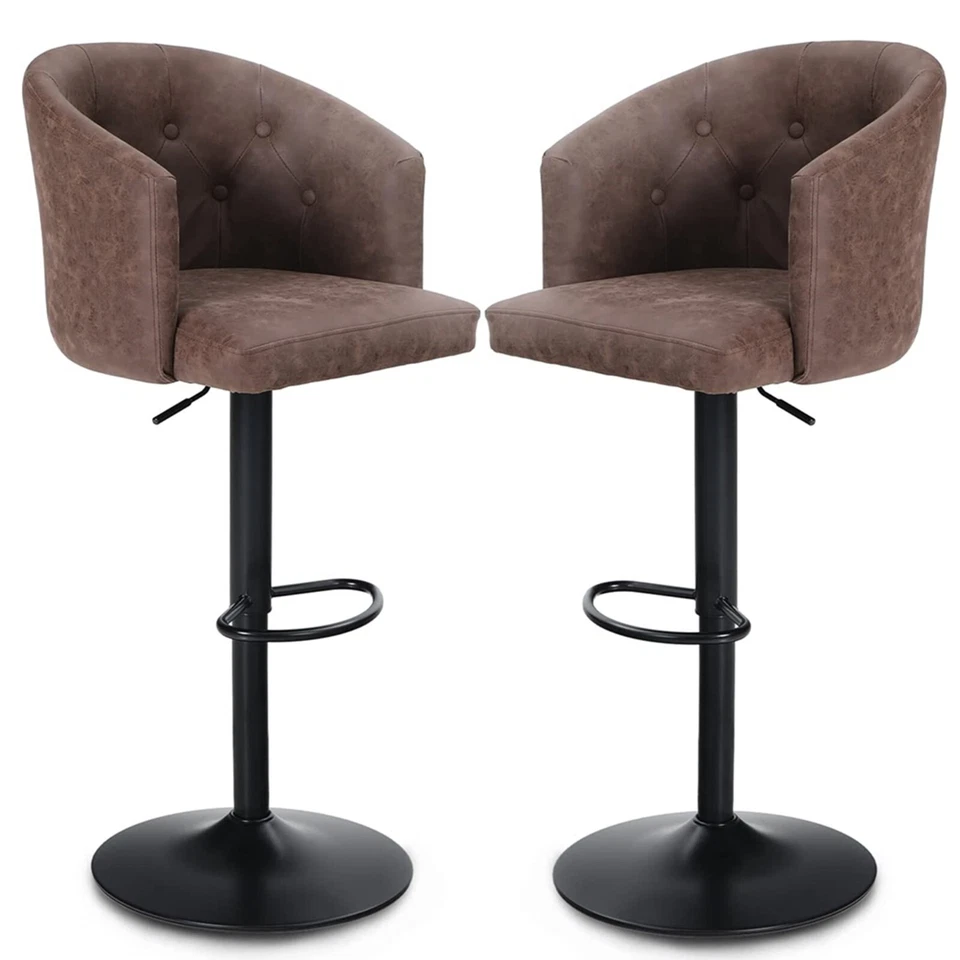 2er Set Barhocker Barstuhl Tresenhocker Küchenhocker Loungesessel Esszimmerstuhl - Bild 2 von 4