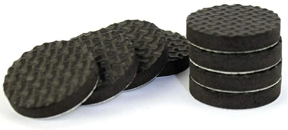 HKB® Premium Möbel Gummi Pads | Ø25mm selbstklebend | Anti Rutsch Pads | schwarz - Bild 3 von 4