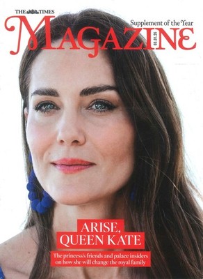 Times Magazine Princess Kate Future Queen, Mark Strong, NHS Doctor Exodus 3.1.26
