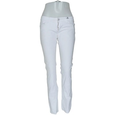 Seyoo, Jeans, Größe: 38, Weiß, Baumwolle/Elasthan, Einfarbig, Denim, Damen #6F0