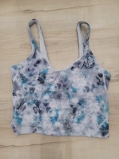 Lululemon Align Tank Crop Top Womens Size 4 Print Athletic Running Yoga Gym