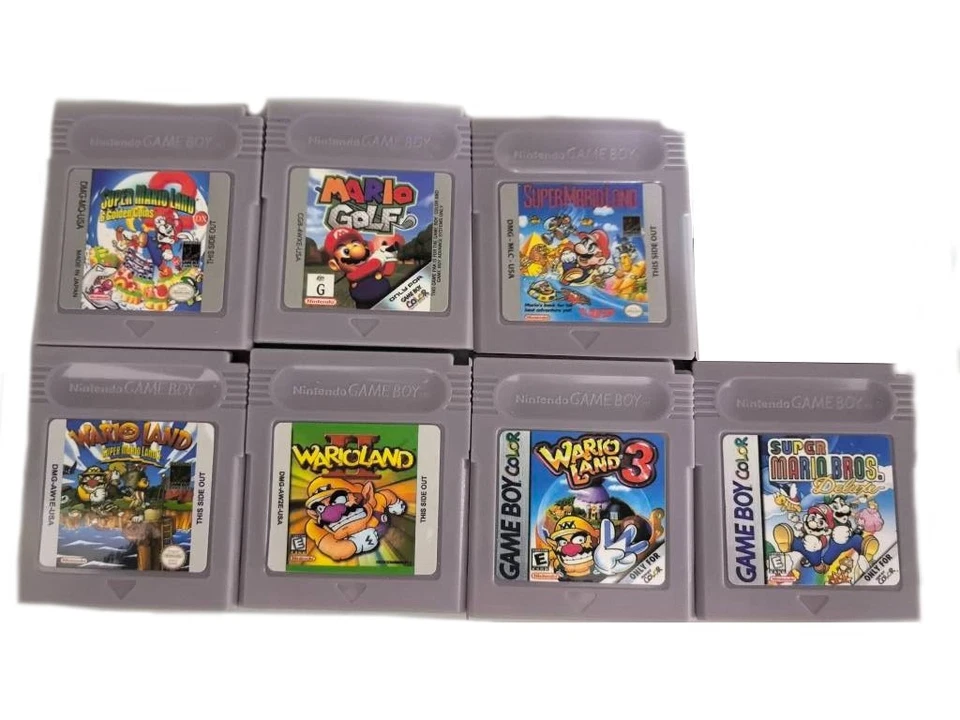 Super Mario Land Mario Tennis Mario Golf Game Card für Nintendo Game Boy GBC