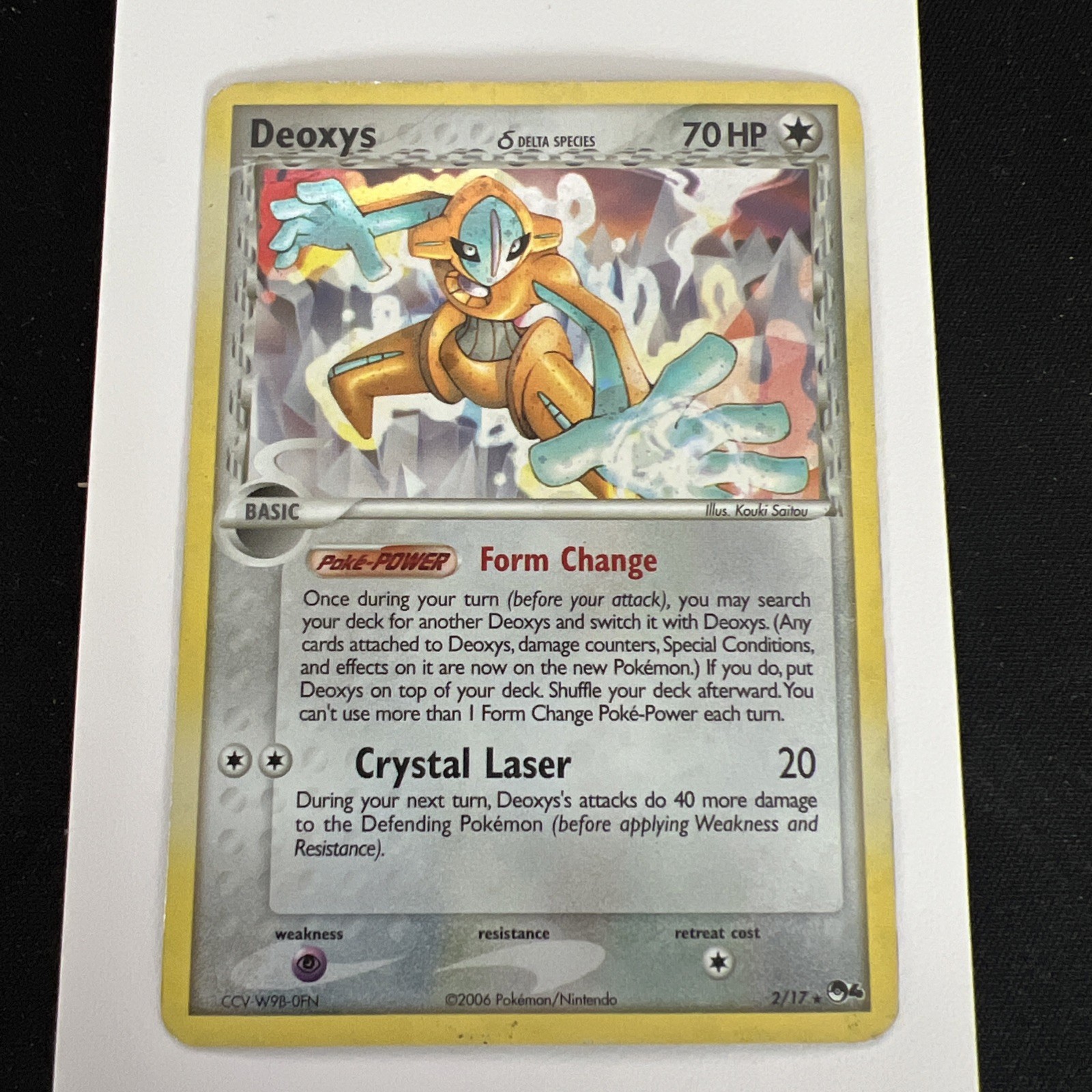 Deoxys (Delta Species) 2/17 Pop Series 4 Holo Pokemon TCG LP/MP