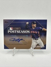 2024 Alex Bregman Auto Topps Postseason Performance /25 #PPA-AB Houston Astros