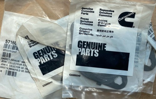 OEM Cummins Exhaust Manifold Gasket 5716035 (QTY of 4 Gaskets) ISC/ISL ...