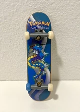 VINTAGE 1999 POKEMON Gyarados Tech Deck Style 96mm Fingerboard Mini Skateboard
