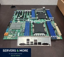 Supermicro X11DPH-T Motherboard – Dual LGA3647 Socket | Tested | I/O Shield
