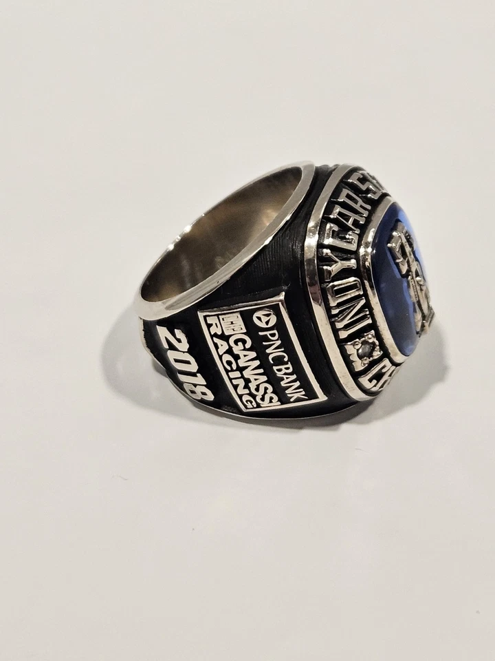 Выпущенное командой чемпионское кольцо 2018 Scott Dixon No9 IndyCar 5x Champ CGR Champion - Изображение 4 из 4