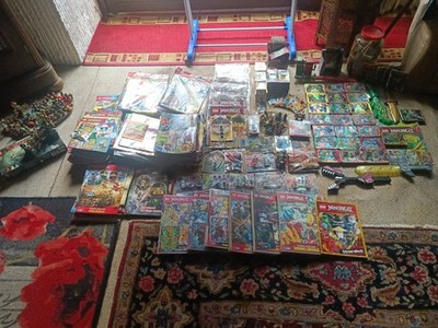Ninjago Serie: Sammelordner von Serie 2-8 Sind Bis zu ca.75% gefüllt. Gebraucht