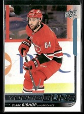 2018-19 Upper Deck #494 Clark Bishop Carolina Hurricanes Rookie RC Hockey Card