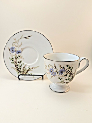 Vintage Noritake Edenderry Tea Cup & Saucer Set Made in Ireland