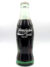 Coca Cola 1990 Around the World 6.5 FL OZ Green Bottle - "Bangladesh" - Unopened