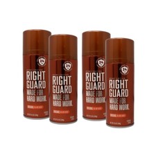 4 Pack Right Guard Sport Original Deodorant Aerosol 8.5 Oz Each