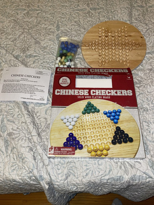 Vintage Cardinal Games Chinese Checkers The Woodfield Collection Open Box