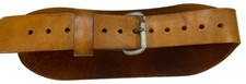 Altus Leather Weight Lifting Strength Training Belt Brown size Medium 28-34