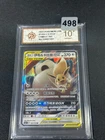 Pokemon S-Chinese Card Sun&Moon CSM2cC-103 RR Eevee & Snorlax-GX Grade 10