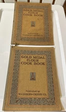 Gold Medal Flour Cookbook Lot Of 2  1910 And 1917