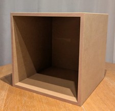 10" Vinyl LP Music Record Storage Box Cube Cabinet Case- UK made